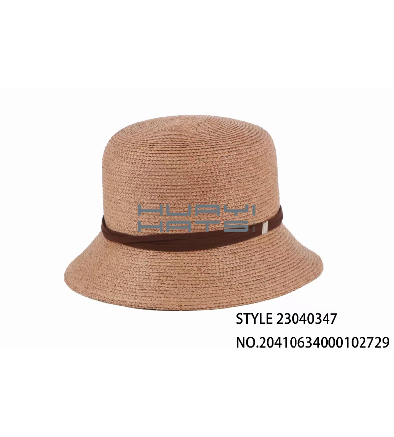 Fashion summer Straw Bucket Hat Womens sun hats Customizable colors