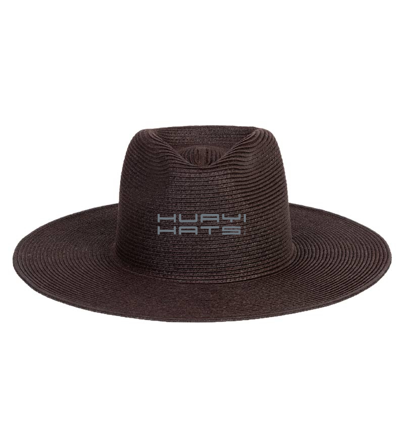 Mens Straw Beach Wide Brim Sun Protection Hat Uing Toyo Paper Straw Material Made