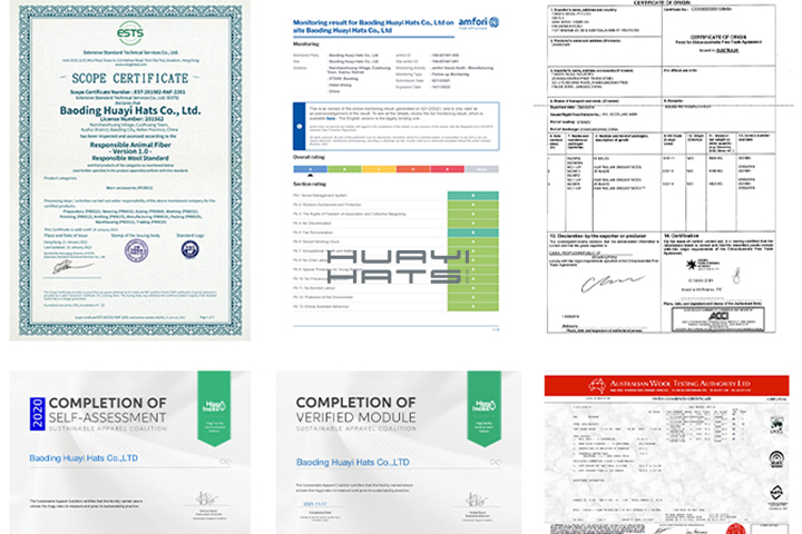 HUAYI CERTIFICATE