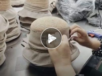 Decorating The Brim Of The Straw Hat