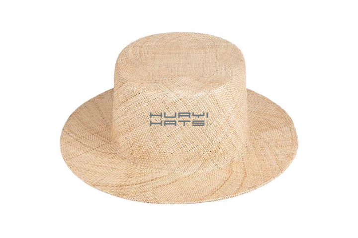 Custom Straw Boater Hat