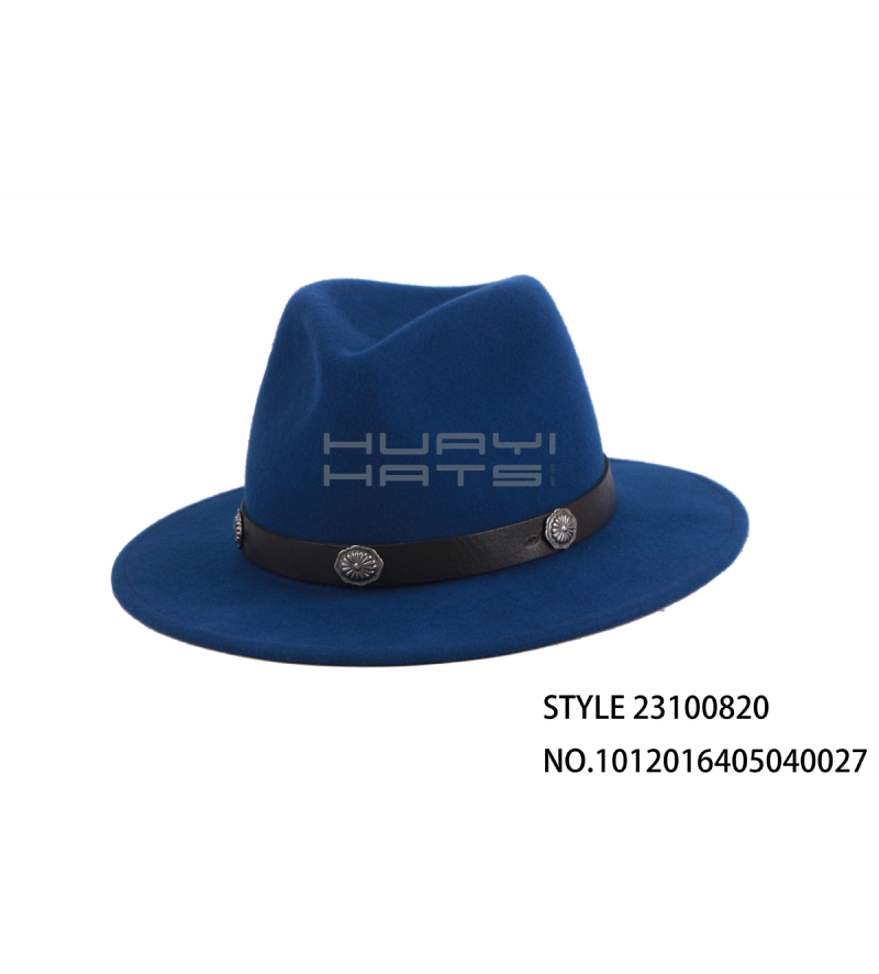 A Magenta Red Felt Hat Huayi Hats