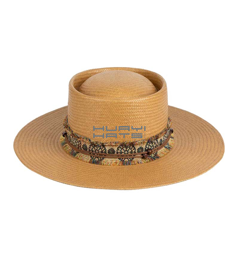 Straw Pork pie Hats