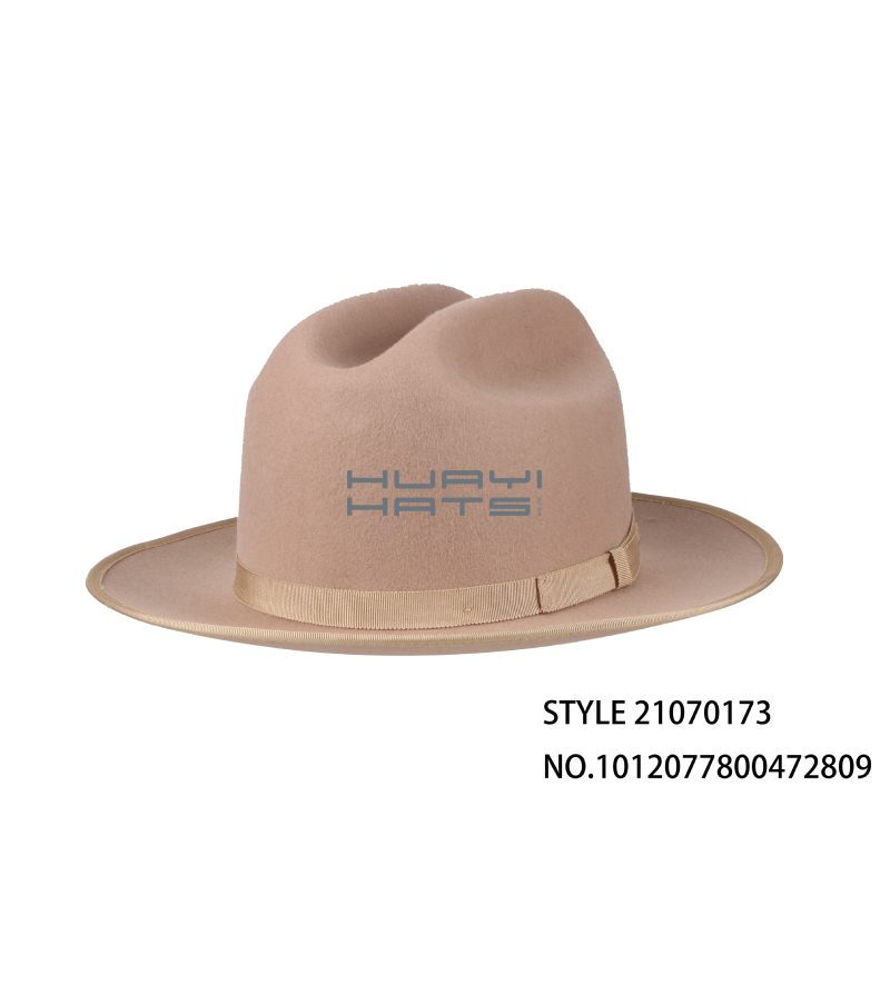100% Australian Wool Felt Upturned Brim Fedora Hats,Has A Matching Slim Grosgrain Hat Band