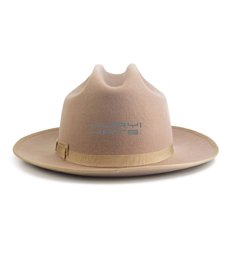 100% Australian Wool Felt Upturned Brim Fedora Hats,Has A Matching Slim Grosgrain Hat Band