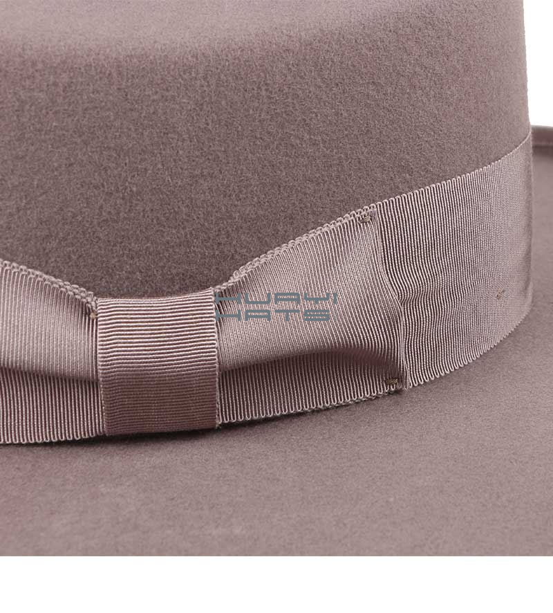 High Quality Wide Brim Wool Felt Fedora Hat For Womens & Mens With Open Road Crown