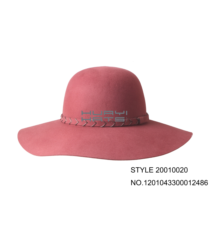 Womens Big Wide Brim Floppy Felt Sun Hat Fashion Bohemian Style