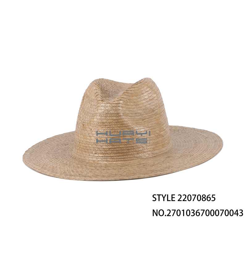  Mens Wide Brim Fedora Hat Using made of raffia straw fibers Customizable Color And Size