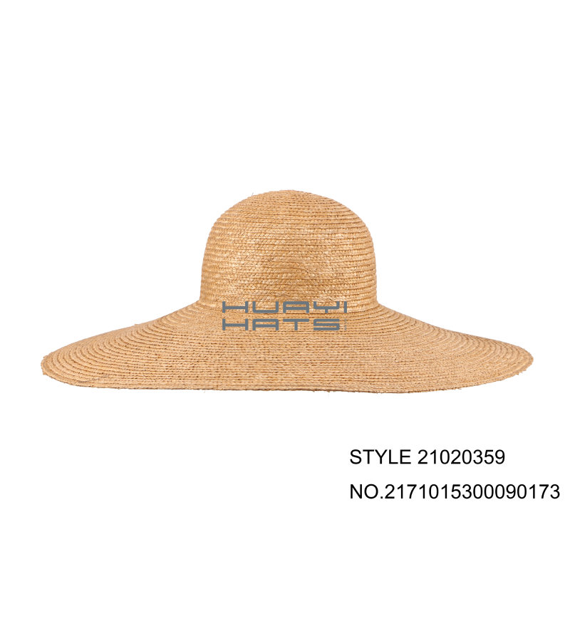 Big Straw Hat Extra Wide floppy Brim Beach Hat For Mens & Womens