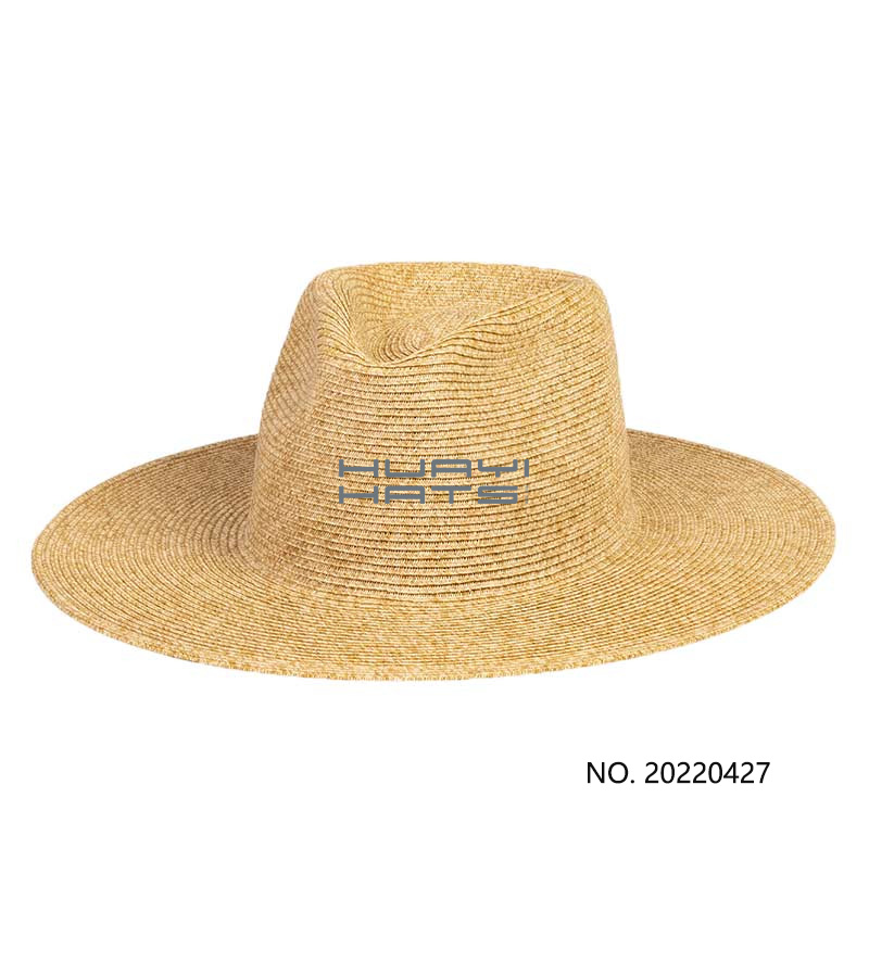 Womens & Mens Wide Brim Beach Summer Sun Hat Uing Toyo Paper Straw Material Made