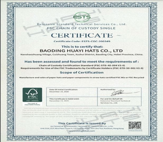  FSC Certificate